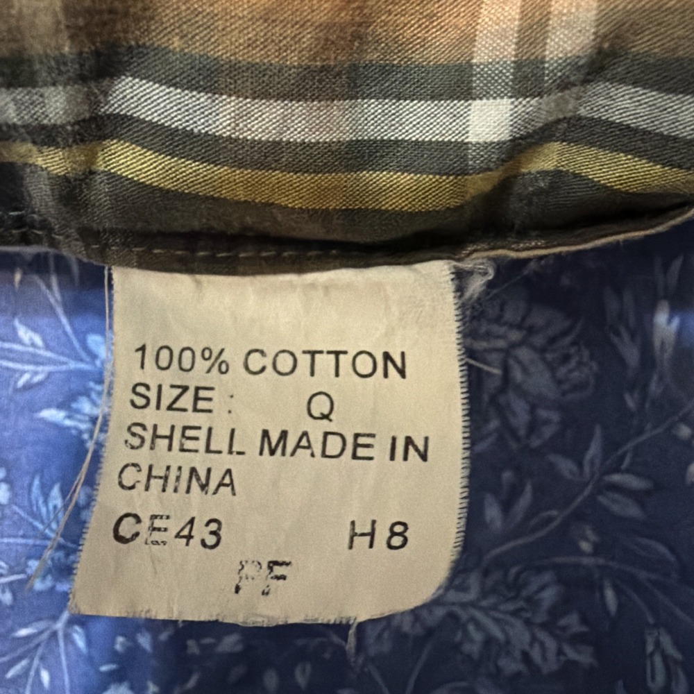 Ralph Lauren Home Queen Plaid Comforter Embroidered EST 1967 Cotton Red Green - Picture 6 of 16
